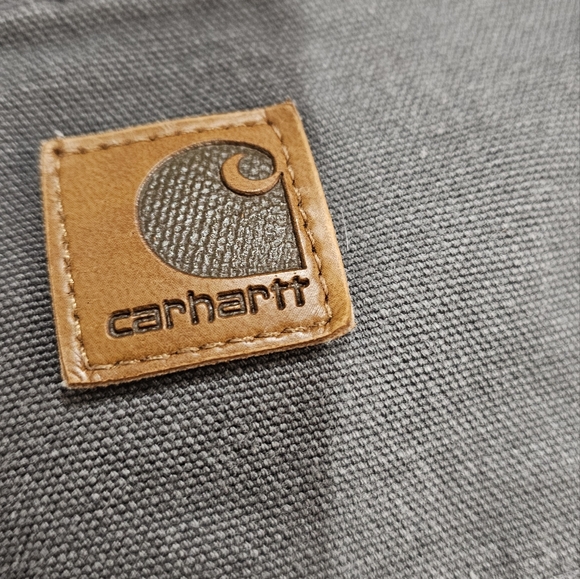 Carhartt Gray Jean Shorts - Picture 1 of 6